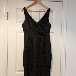 J. Crew Black Lace Dress